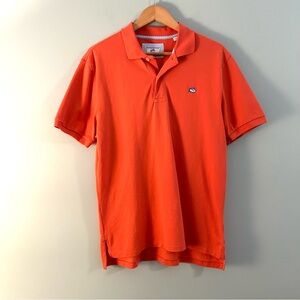 Southern Tide The Skipjack Orange Polo. Size Medium.